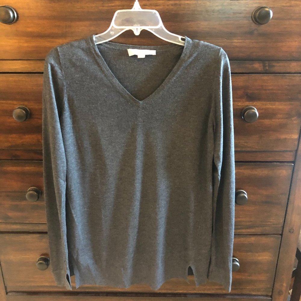 LOFT Charcoal Grey Maternity Sweater Size XS